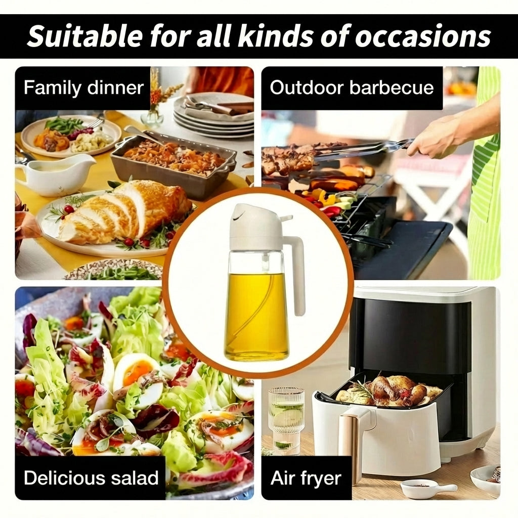 🧈 2-in-1 Oil Dispenser Bottle