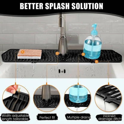 🚰 Faucet Splash Mat
