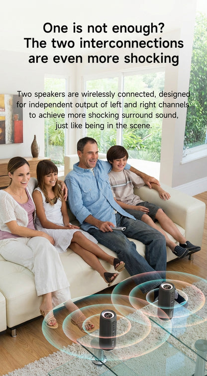 Portable Bluetooth Speaker 40W | Waterproof & Deep Bass