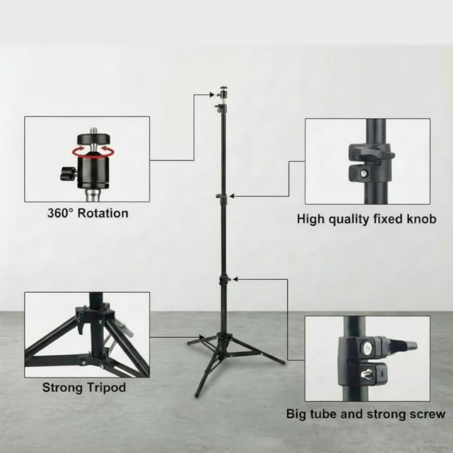 Adjustable Projector Tripod Stand | Stable & Portable